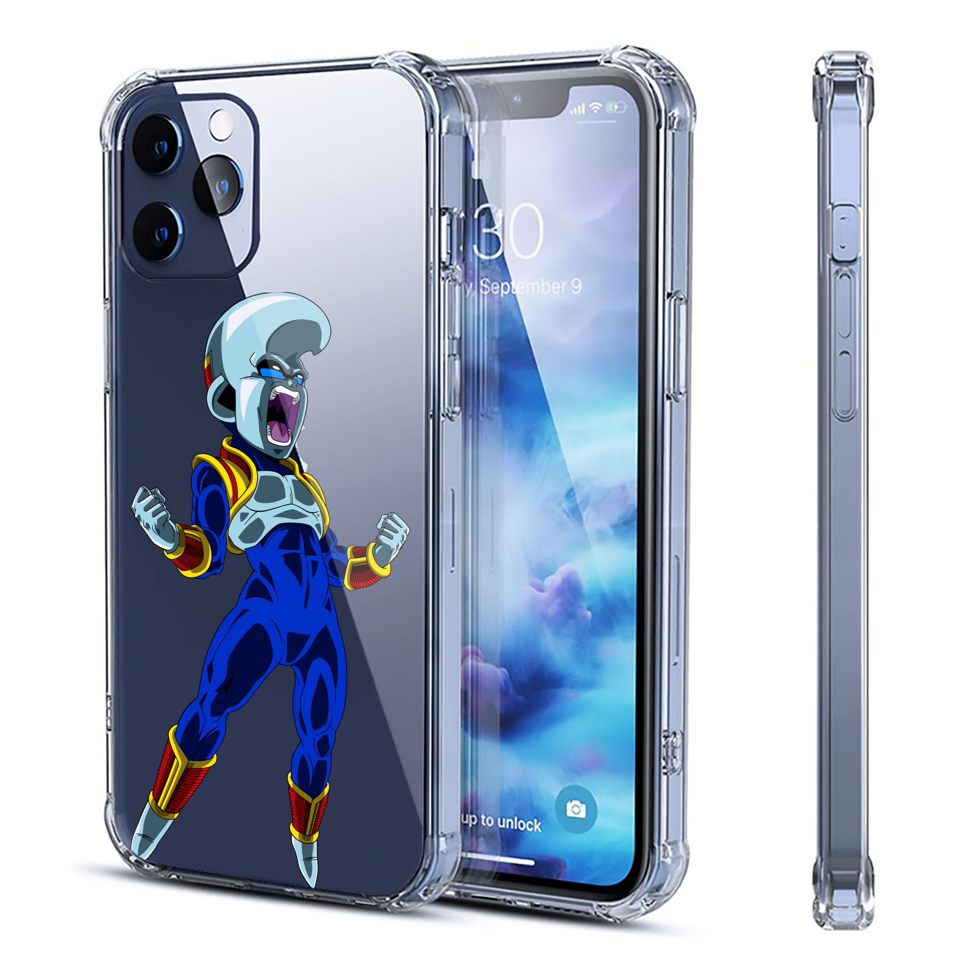 （画像用） ドラゴンボール DRAGON BALL 【iPhone 12シリーズ対応】透明スマホケース（クリアソフトケース）